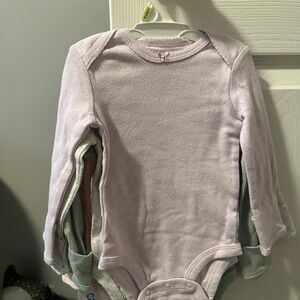 Carter's 3M Long Sleeve Bodysuit 4 pack